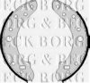 BORG & BECK BBS6093 Brake Shoe Set